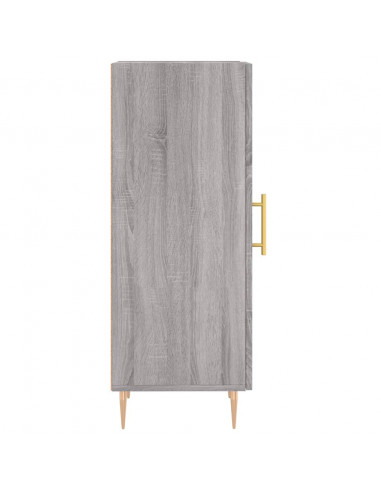 Credenza Grigio Sonoma 34,5x34x90 cm in Legno Multistrato
