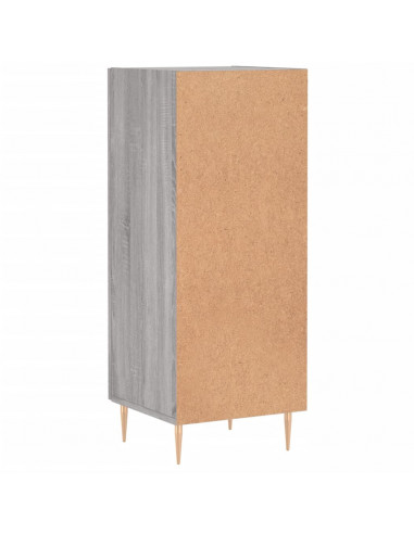 Credenza Grigio Sonoma 34,5x34x90 cm in Legno Multistrato