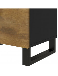 Comodino 50x33x60cm Legno Massello di Mango e Legno Multistrato 2