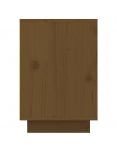Comodino Miele 50x34x50 cm in Legno Massello di Pino 2