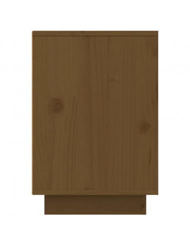 Comodino Miele 50x34x50 cm in Legno Massello di Pino