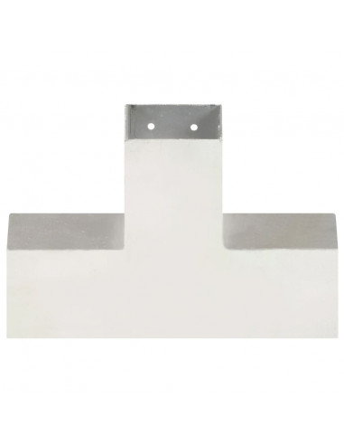 Connettore per Pali a Forma di X in Metallo Zincato 81x81 mm