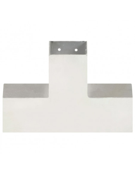 Connettore per Pali a Forma di X in Metallo Zincato 81x81 mm