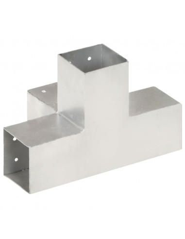 Connettore per Pali a Forma di X in Metallo Zincato 81x81 mm