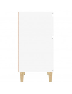 Comodini 2pz Bianchi 40x35x70 cm 2