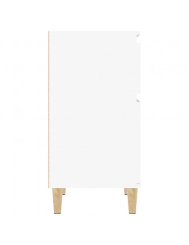 Comodini 2pz Bianchi 40x35x70 cm