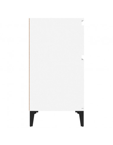 Comodini 2pz Bianchi 40x35x70 cm