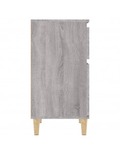 Comodini 2 pz Grigio Sonoma 40x35x70 cm 2