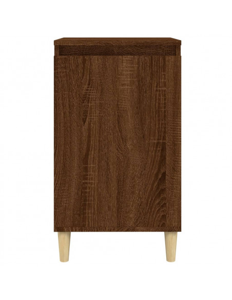 Comodini 2 pz Rovere Marrone 40x35x70 cm in Legno Multistrato