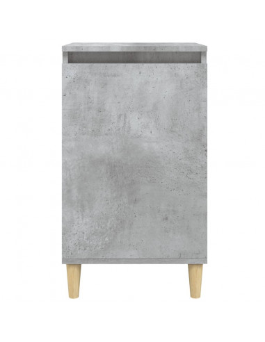 Comodini 2 pz Grigio Cemento 40x35x70 cm in Legno Multistrato
