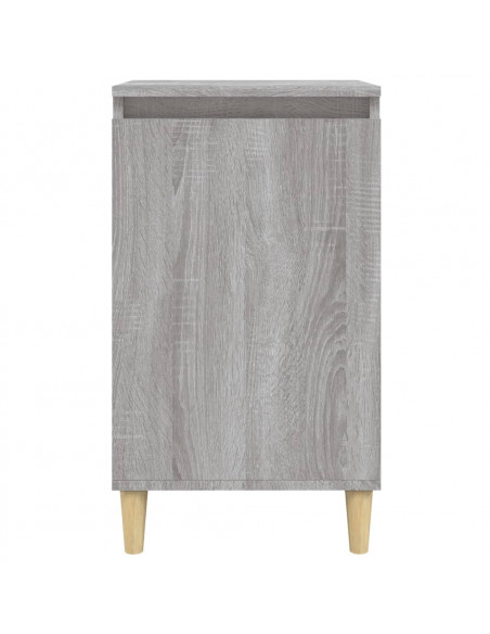 Comodini 2 pz Grigio Sonoma 40x35x70 cm in Legno Multistrato