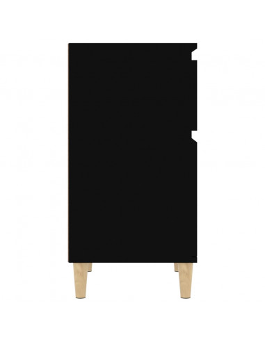 Comodino Nero 40x35x70 cm