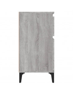 Comodini 2 pz Grigio Sonoma 40x35x70 cm 2