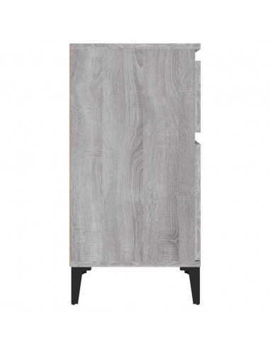 Comodini 2 pz Grigio Sonoma 40x35x70 cm