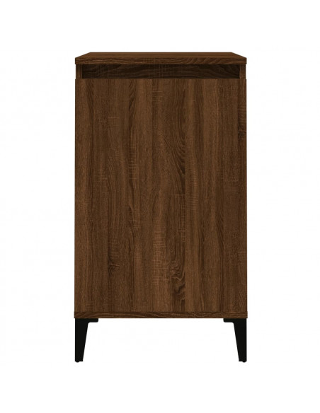 Comodino Rovere Marrone 40x35x70 cm in Legno Multistrato