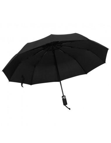 Ombrello Pieghevole Automatico Nero 104 cm