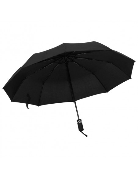 Ombrello Pieghevole Automatico Nero 104 cm