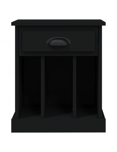 Comodini 2 pz Neri 43x36x50 cm