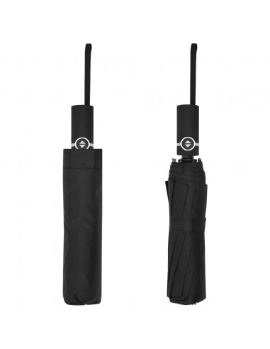 Ombrello Pieghevole Automatico Nero 104 cm