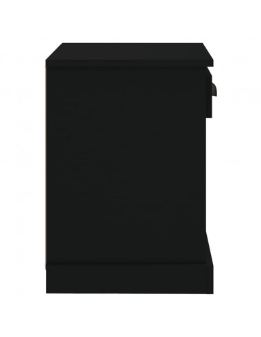 Comodini 2 pz Neri 43x36x50 cm