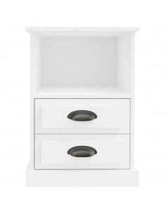 Comodini 2 pz Bianchi 43x36x60 cm 2