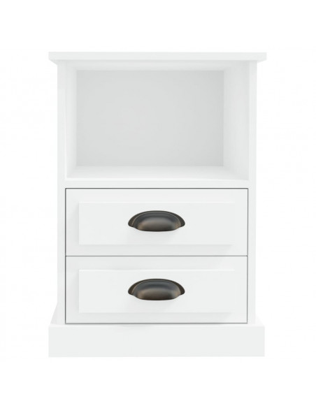 Comodini 2 pz Bianchi 43x36x60 cm