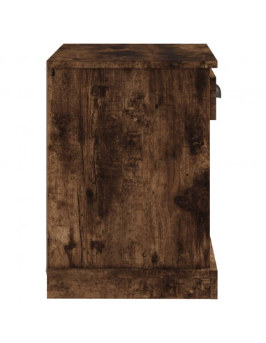 Comodini 2pz Rovere Fumo 43x36x50 cm