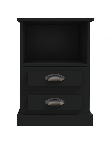 Comodini 2 pz Neri 43x36x60 cm