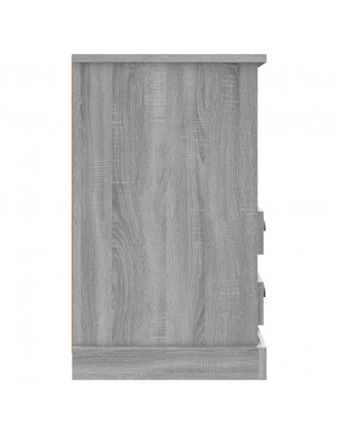 Comodini 2 pz Grigio Sonoma 43x36x60 cm