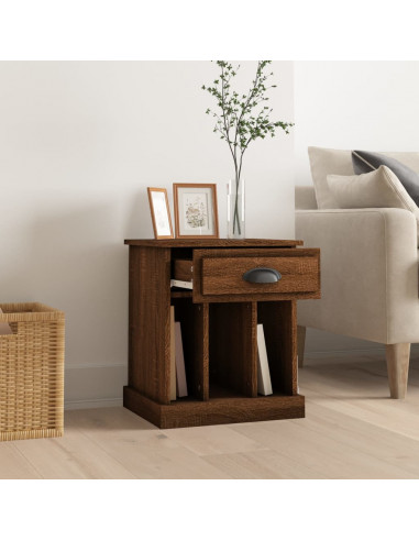 Comodino Rovere Marrone 43x36x50 cm