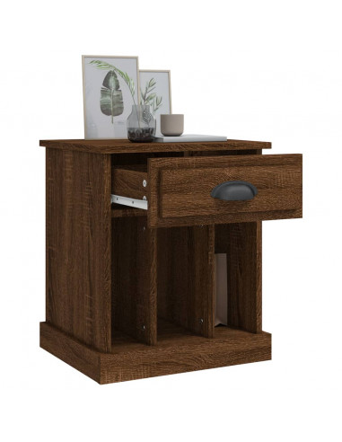 Comodino Rovere Marrone 43x36x50 cm