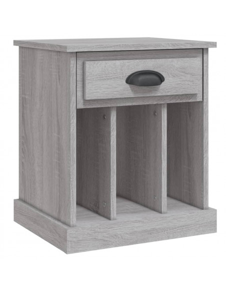 Comodino Grigio Sonoma 43x36x50 cm