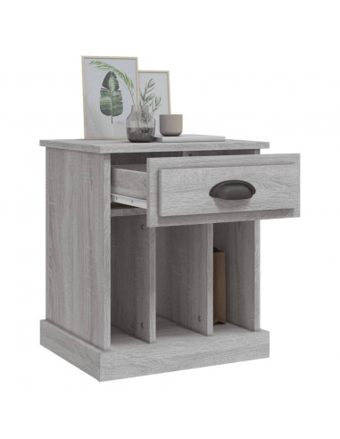 Comodino Grigio Sonoma 43x36x50 cm