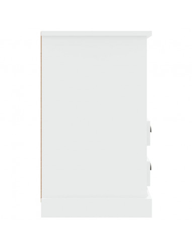 Comodini 2 pz Bianco Lucido 43x36x60 cm