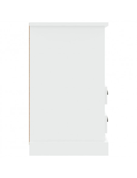 Comodini 2 pz Bianco Lucido 43x36x60 cm