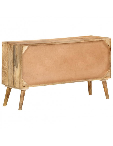 Credenza in Legno Massello di Mango 110x30x60 cm