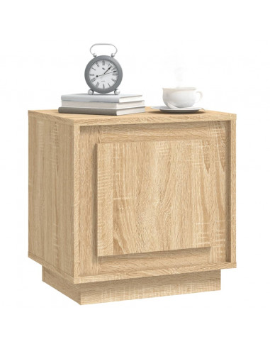 Comodino Rovere Sonoma 44x35x45 cm in Legno Multistrato