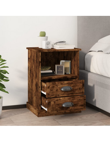 Comodino Rovere Fumo 43x36x60 cm