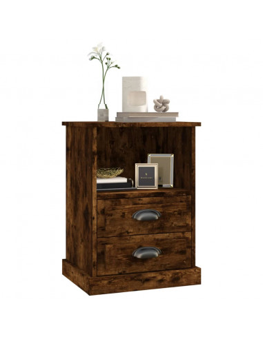 Comodino Rovere Fumo 43x36x60 cm