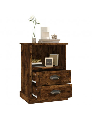 Comodino Rovere Fumo 43x36x60 cm