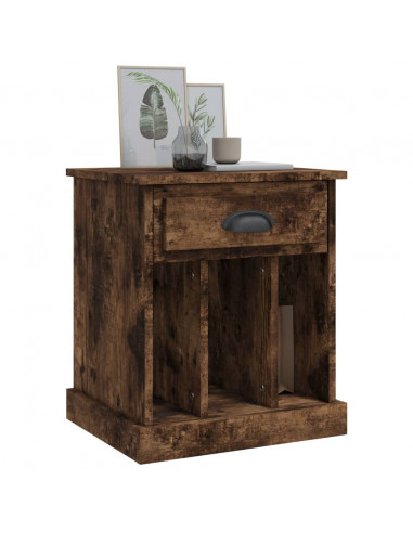 Comodino Rovere Fumo 43x36x50 cm