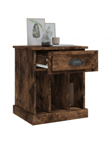 Comodino Rovere Fumo 43x36x50 cm