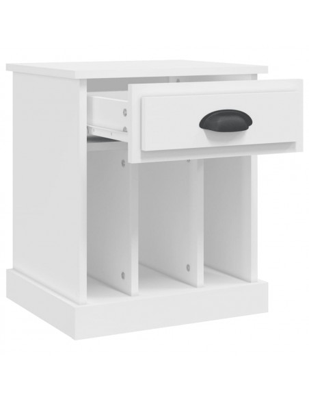Comodini 2 pz Bianchi 43x36x50 cm