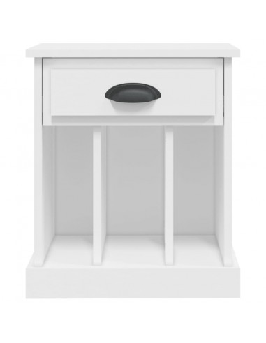 Comodini 2 pz Bianchi 43x36x50 cm