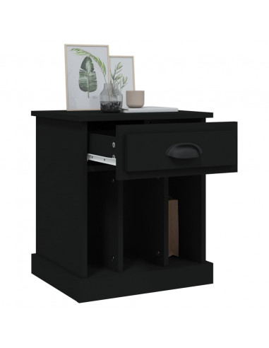 Comodino Nero 43x36x50 cm