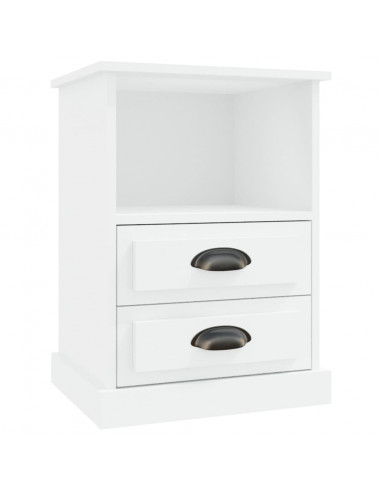 Comodino Bianco 43x36x60 cm