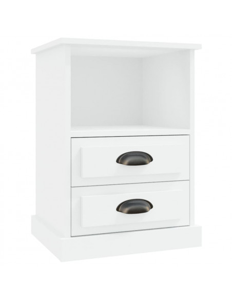 Comodino Bianco 43x36x60 cm