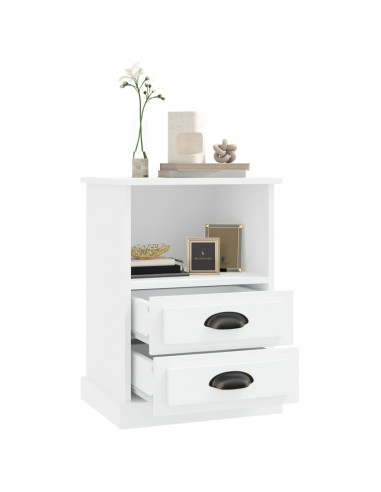 Comodino Bianco 43x36x60 cm