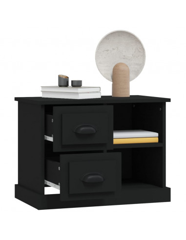 Comodino Nero 60x35,5x45 cm