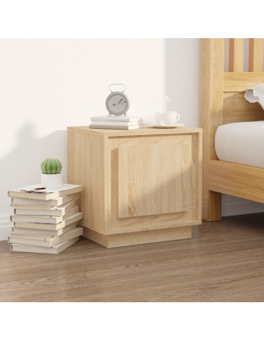Comodini 2 pz Rovere Sonoma 44x35x45 cm in Legno Multistrato